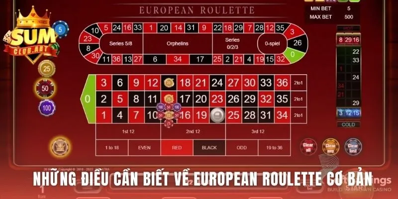 European Roulette ưu việt nhờ lợi thế nhà cái chỉ 2.7%